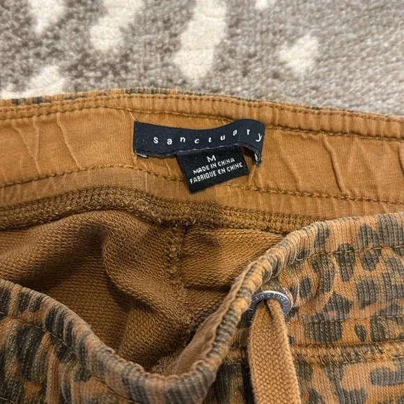 Sanctuary Leopard Joggers size M - Picture 3 of 4